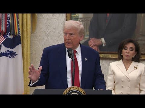 President Trump responds to question about Elon Musk criticizing the 'big beautiful bill'