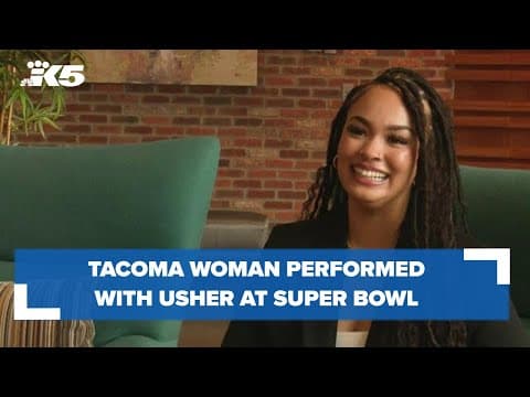 'It's surreal': Tacoma woman performs with Usher in Super Bowl LVIII halftime show