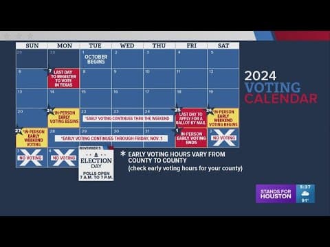 Monday is the last day to register to vote in the November election