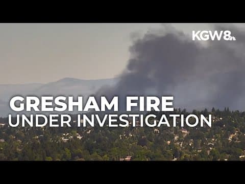2-alarm fire at Gresham tire warehouse sends black plume over city
