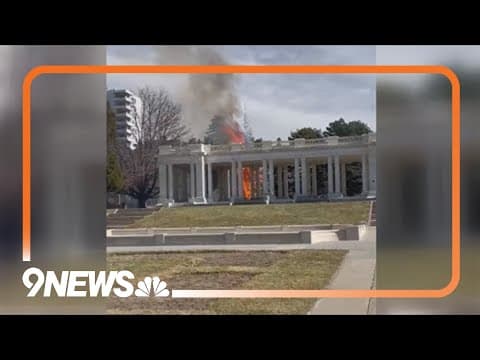 Denver firefighters respond twice in one day to tree fires in Cheesman Park