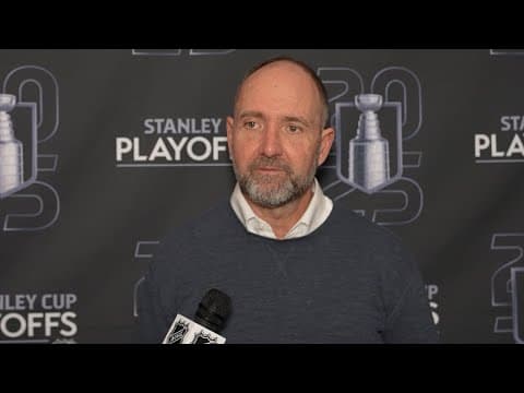 Dallas Stars vs. Colorado Avalanche playoffs | Head coach Peter DeBoer speaks ahead of Game 3