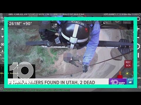 2 of 3 hikers from Tampa found dead after canyons flood near Utah-Arizona line