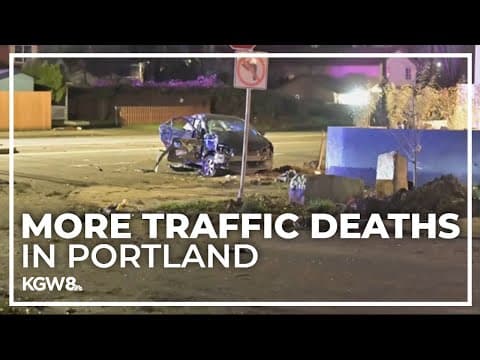 Portland suffers worst year in traffic deaths