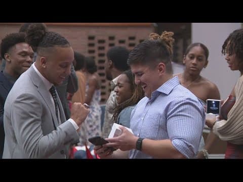 Howard University swim team gets their championship rings