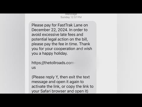 Scammers target FasTrak drivers with threatening text messages