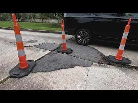 English Turn residents voice urgency over growing sinkhole