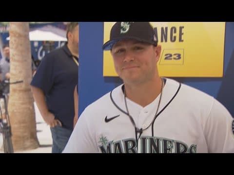 Ty France sits down with the media ahead of his first All-Star Game appearance