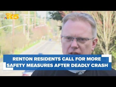 Community meeting held after deadly Renton crash; residents call for more traffic safety measures