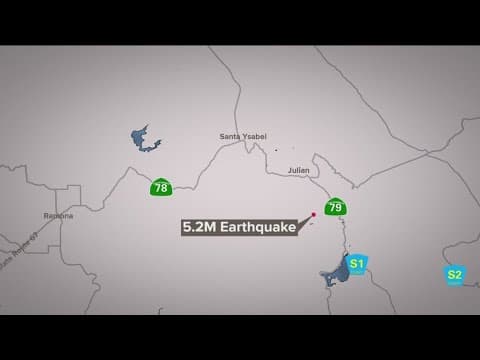 Magnitude 5.2 earthquake rocks San Diego County