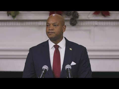 NOW: Maryland Gov. Wes Moore Talks to Media Following Reelection Announcement