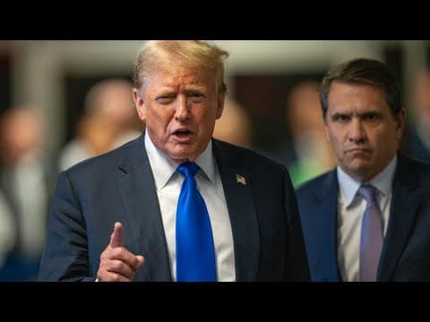 Verdict in for Donald Trump's hush money trial