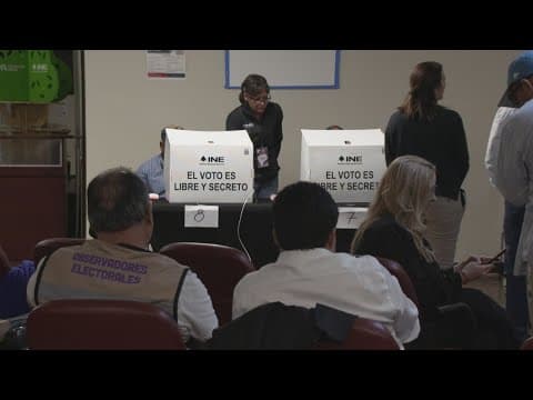 Mexican citizens living in Dallas vote in Mexican elections on Sunday