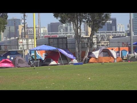 Neighbors share concerns as asylum seekers take over Barrio Logan Park