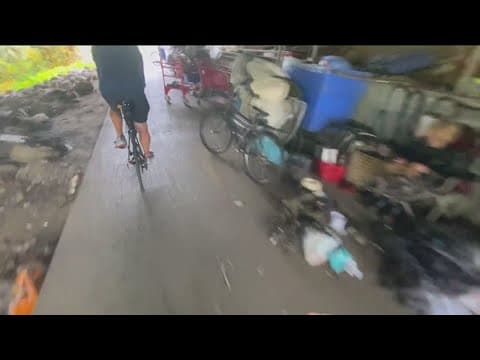 Homeless encampments causing safety issues along Ocean Beach bike path