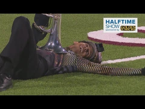 Sachse High School Marching Band halftime performance (11.7.24)