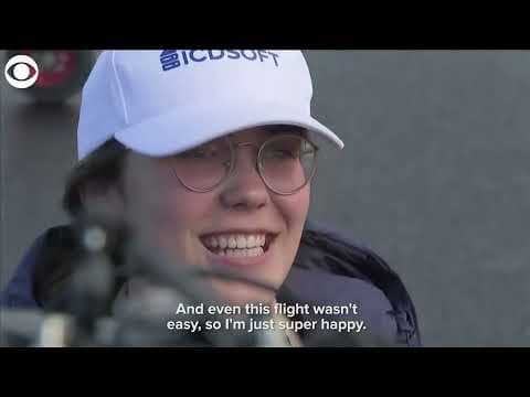 Teen pilot Zara Rutherford becomes youngest female to fly solo around the world