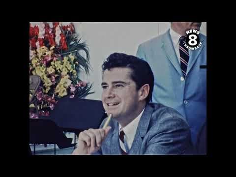 Regis Philbin judges Miss Southern California pageant in 1967