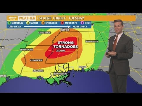 Busy weather day, multiple rounds of storms on the way