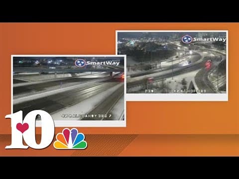 Checking in on the roads after snow Monday night
