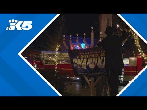 Community shines bright as Jewish Ballard residents gather for menorah lighting ceremony