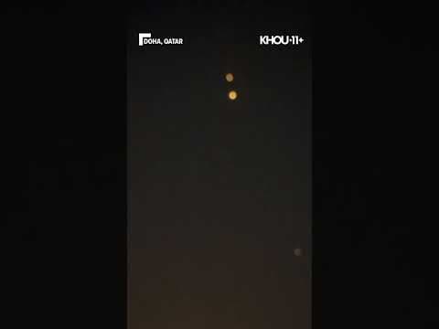 Video appears to show missiles, interceptions over Doha as Iran said they've attached U.S. airbase