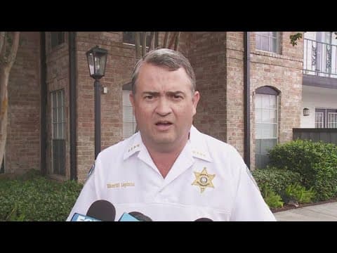 Sheriff Joe Lopinto updates public on suspect fatally shot by Deputy at Metairie apartment