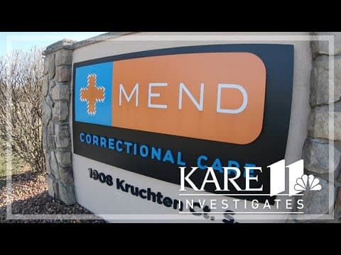 KARE 11 Investigates - Troubled jail medical provider files for bankruptcy