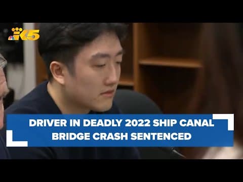 Driver in deadly 2022 crash on Ship Canal Bridge sentenced