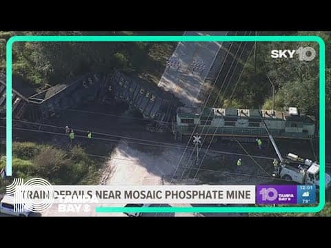 At least 10 rail cars derail in Polk County