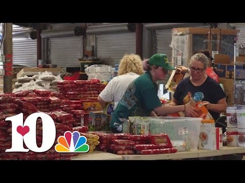 Hundreds of volunteers at BeLoved Asheville helping those in need