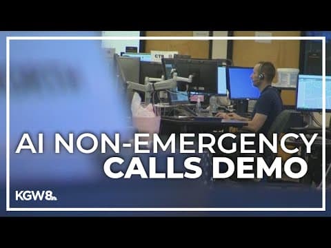 Portland dispatchers showcase demo of AI responding to non-emergency calls