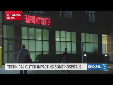 Widespread tech issues caused issues at Memorial Hermann