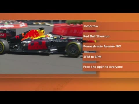 These roads will be closed for the Red Bull Showrun in DC