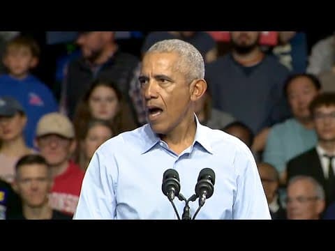 Barack Obama full speech at Kamala Harris campaign rally in Wisconsin