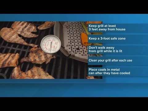 Grill safety tips ahead of Memorial Day weekend