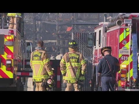 Fire in Sterling leads to smoke near Dulles Airport