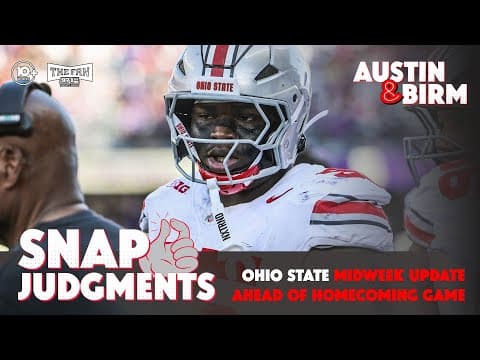 Snap Judgments: Ohio State ready for Minnesota challenge as Buckeyes return for homecoming