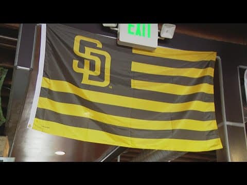 Padres fans gather to cheer on team for second game against the Dodgers
