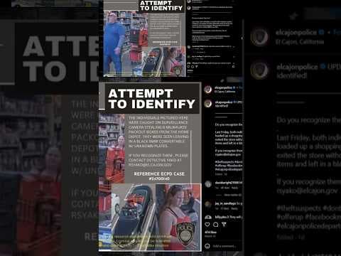 Police turns to Instagram to identify and fight retail theft crime