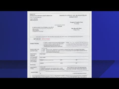 Harris, Fort Bend counties issue consumer alert over homestead designation letter making its rounds