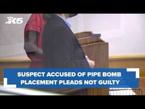 Suspect accused of leaving pipe bomb in Seattle garage pleads not guilty