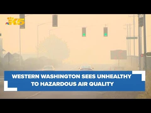 Western Washington has had unhealthy to hazardous air quality one day after 4th of July celebrations