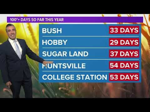 Houston weather: More triple-digit heat, plus a look at the tropics