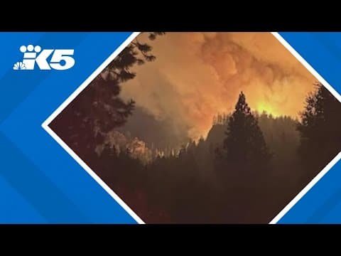Retreat Fire burning near Yakima County forces evacuation of nearby summer camp