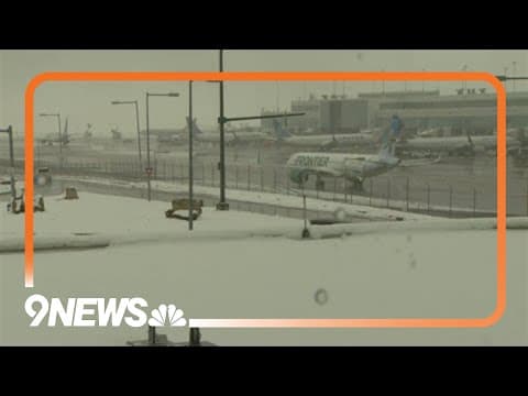 'The end is in sight' | Winter storm continues causing delays, cancellations at DIA