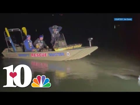 Crews conduct rescue operation on Douglas Lake Monday night