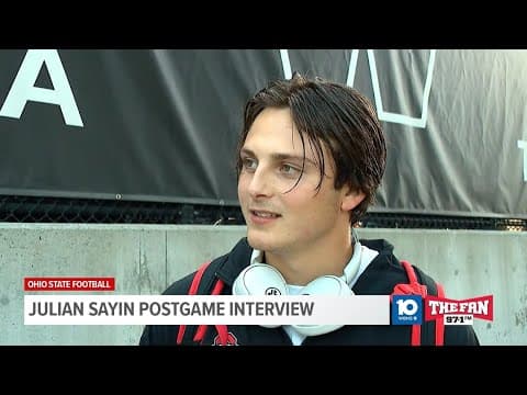 Julian Sayin postgame interview | Ohio State vs. Washington