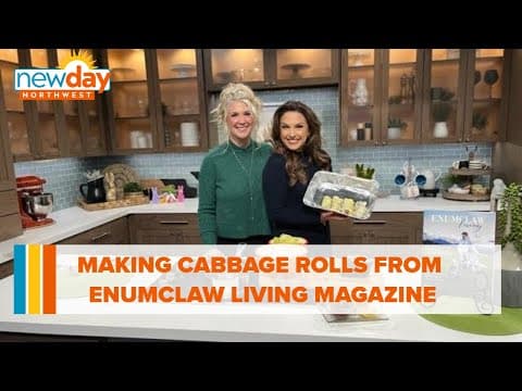 Making cabbage rolls from Enumclaw Living magazine - New Day NW