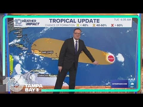 Tracking the Tropics: Monitoring a disturbance with a chance of tropical development